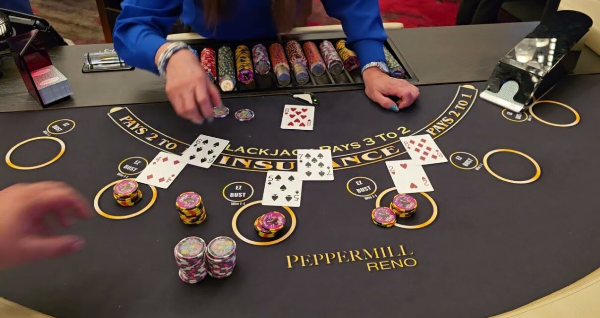 ,000 Buy In On High Limit Black Jack Table