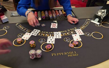 ,000 Buy In On High Limit Black Jack Table