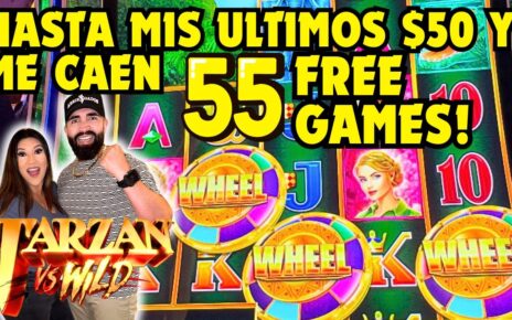 🌳 55 JUEGOS GRATIS EN NUEVA TARZAN VS WILD SLOT MACHINE ! LAS RULETAS SEGUIAN CAYENDO !