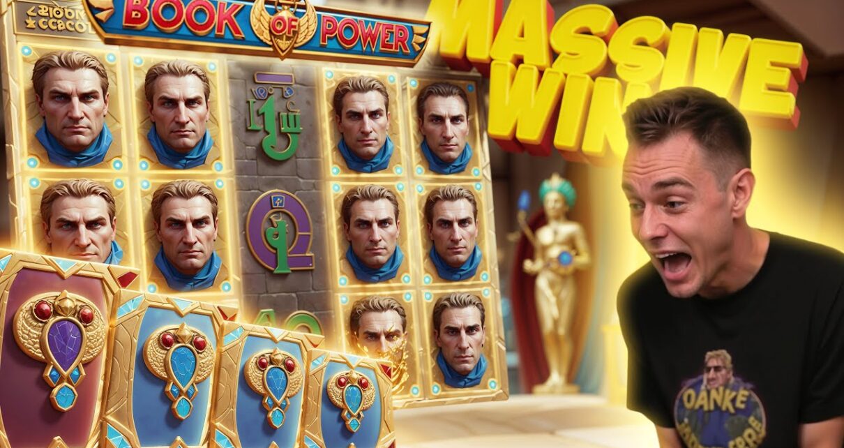6-stelliger Gewinn bei BOOK OF POWER!📙📘| Casino Slot Stream Highlights