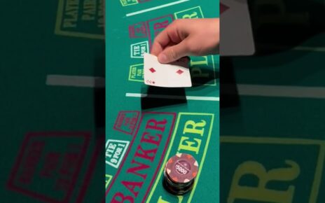 ,000 Baccarat hand at the Caesars Palace #baccarat #xposed #casino