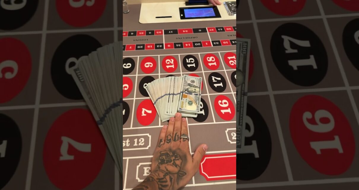 00 on one spin of roulette
