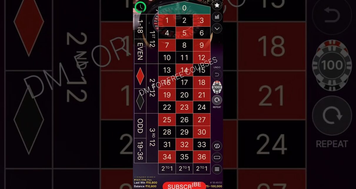 90% win rate roulette strategy! just cover black number