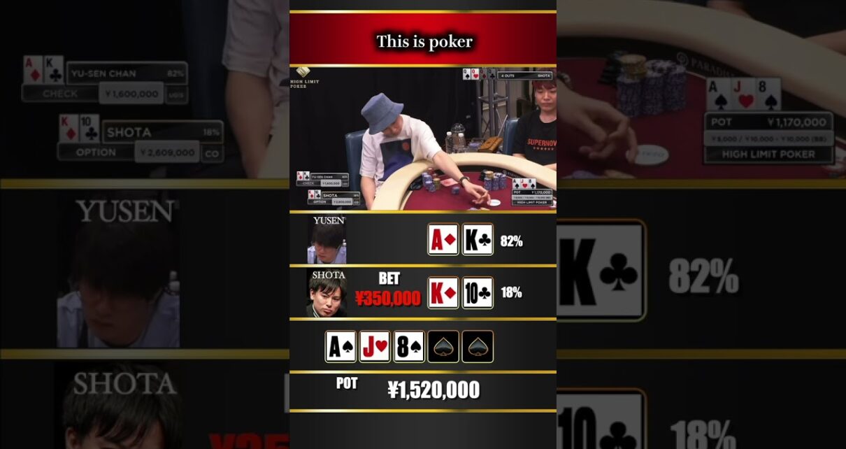 AK vs KT/This is poker!!