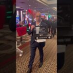 Armed Security for $10M poker winner walking through casino - 2024 WSOP Main Event bracelet winner