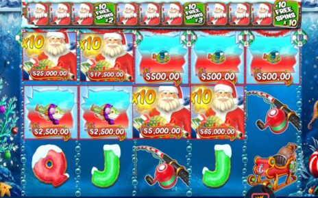 BIG BASS CHRISTMAS 10X MULTIPLIER EPIC GAMEPLAY BONUS BUY ONLINE CASINO ONLINE SLOT 4 FISHERMEN