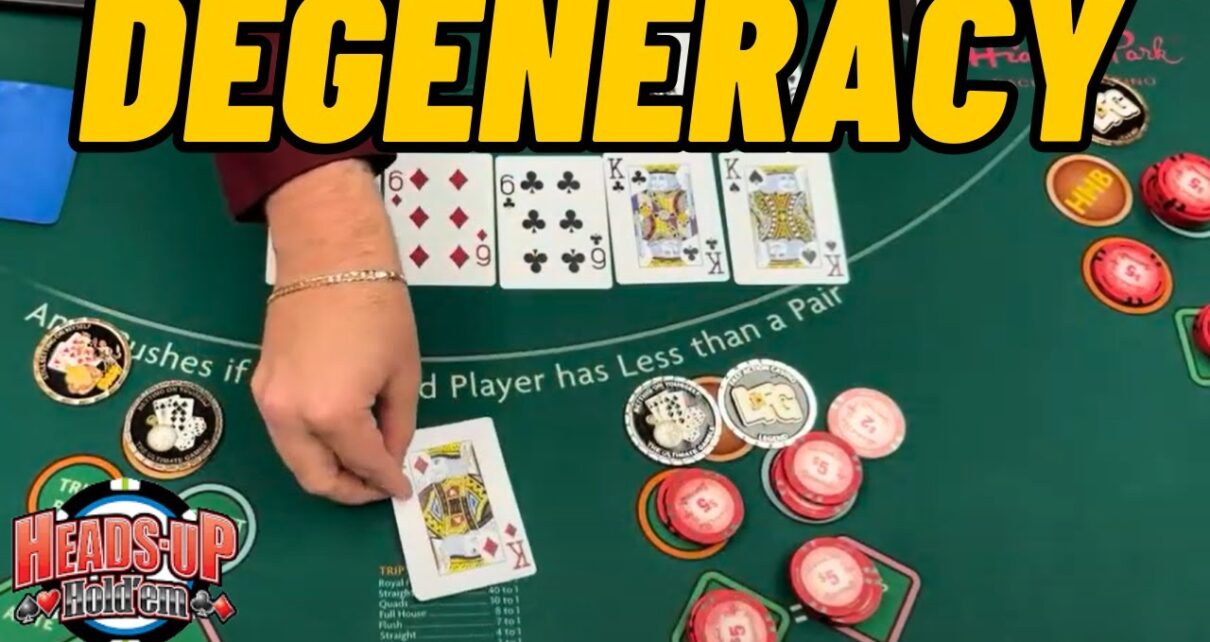 Betting Frenzy: Wild Ride of Degenerate Gambling! Heads Up Hold’emPoker