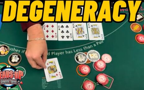 Betting Frenzy: Wild Ride of Degenerate Gambling! Heads Up Hold’emPoker