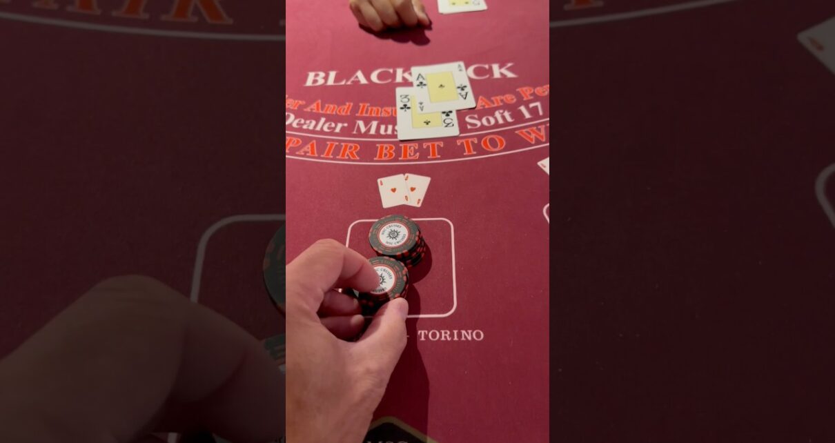 Big double! #blackjack #gambling #casino