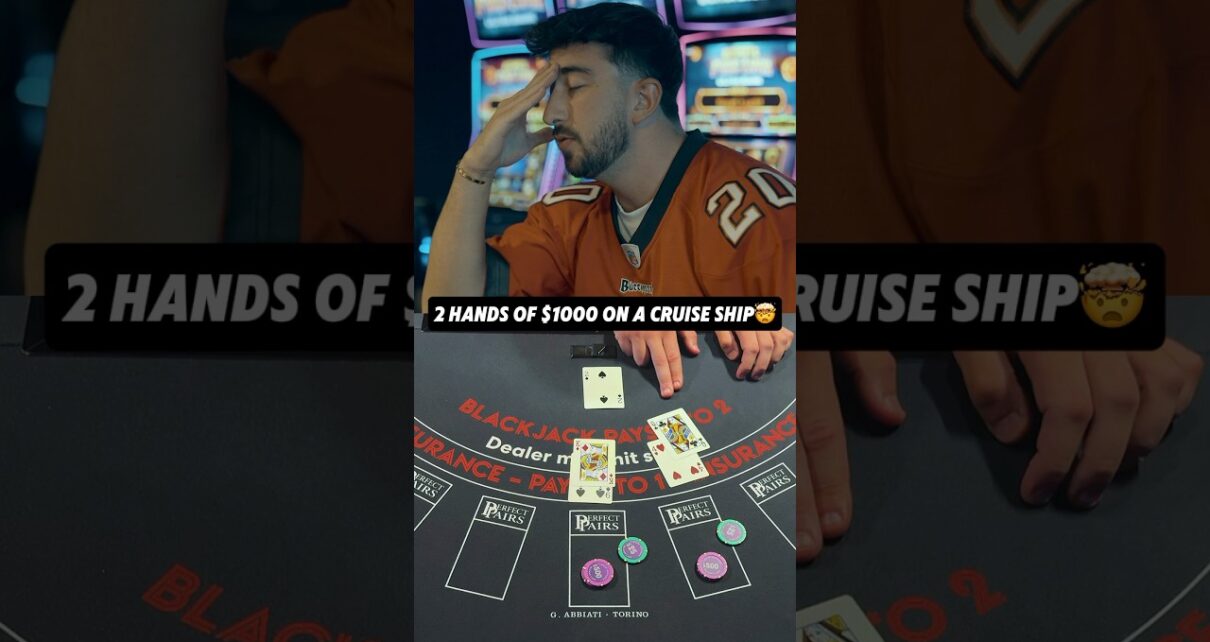 Blackjack on a cruise! What could go wrong 🙂