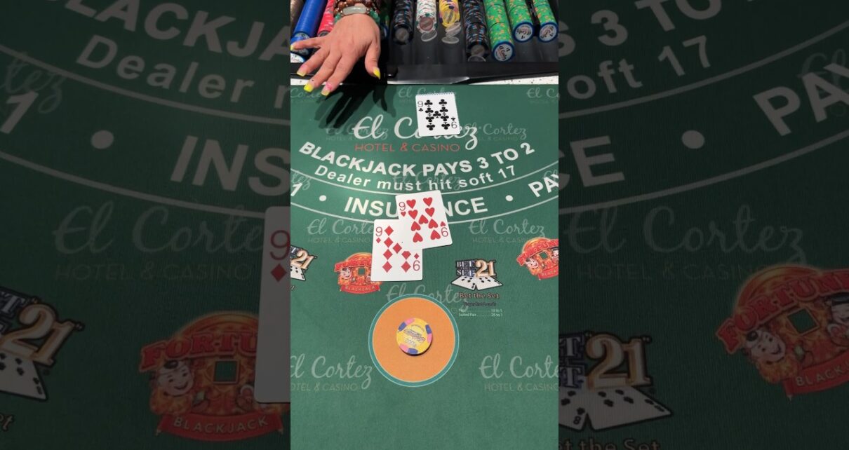 Can I turn 00 into 00 in 2 hands of blackjack? #casino #gambling #blackjack #lasvegas #jackpot