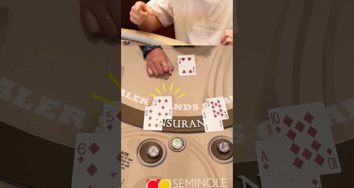 Can the blackjack gods be on our side? ​⁠​⁠​⁠