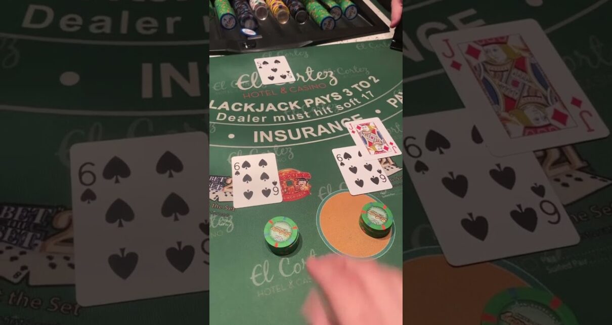 Check Out This WILD Blackjack Hand!