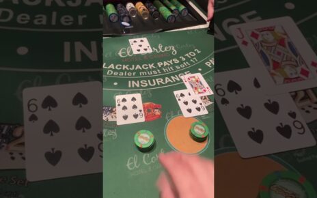 Check Out This WILD Blackjack Hand! #blackjack #casino #gambling