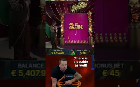 Crazy Time Big Win Pachinko With 25X Top Slot #shorts #casino #youtubeshorts