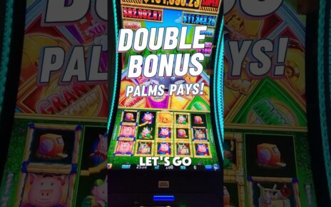 DOUBLE BONUS HANDPAY on Huff and More Puff! 🤑🎉 #fyp #Jackpot  #slots #Casino #MadLucky