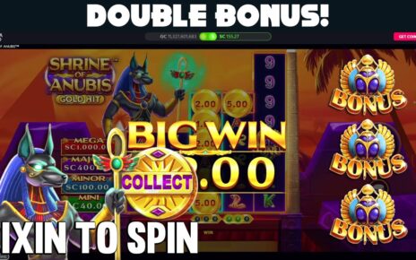 DOUBLE BONUS! **NEW GAME** Shrine of Anubis on Chumba Casino