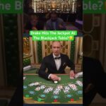 Drake Hits The Jackpot At The Blackjack Table? #drake #blackjack #casino #maxwin #highroller #bigwin