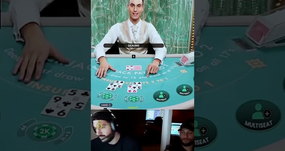EPIC WIN IN BLACKJACK 🤑