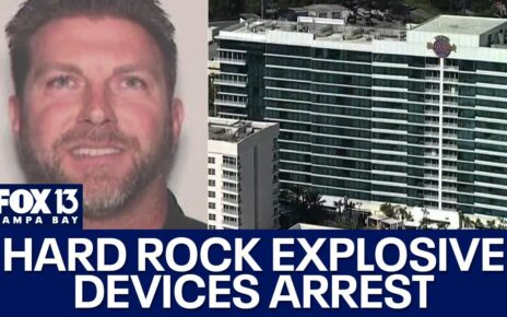 Florida man accused of planting explosive devices at Hard Rock casino