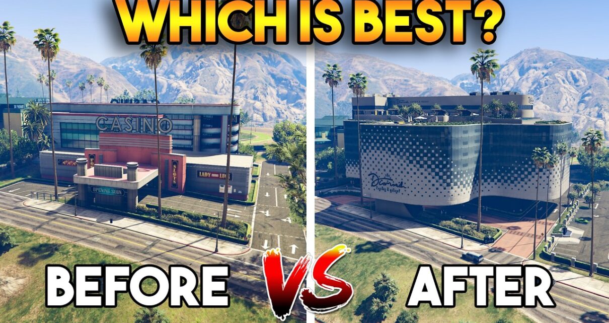 GTA 5 ONLINE CASINO : BEFORE VS AFTER (2013 VS 2024 GTA ONLINE)