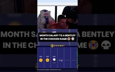 HE TURNED A MONTHLY SALARY TO A BENTLEY! 🤯😂😂 #casino #roobet #slots