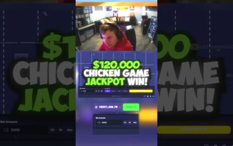 🤯HE WON 0,000 ON THIS CHICKEN GAME 🤑 #gambling #casino #trending #shorts #trendingshorts #stake