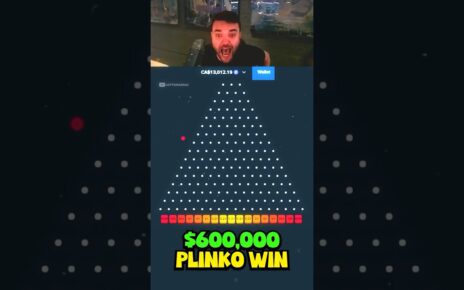 🤑 HE WON 0,000 ON PLINKO 🤯 #plinko #gambling #casino #stake #shorts