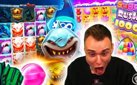 Heftige Gewinne bei Razor Shark & Sugar Rush?! 🎯🍭 | Casino Slot Stream Highlights