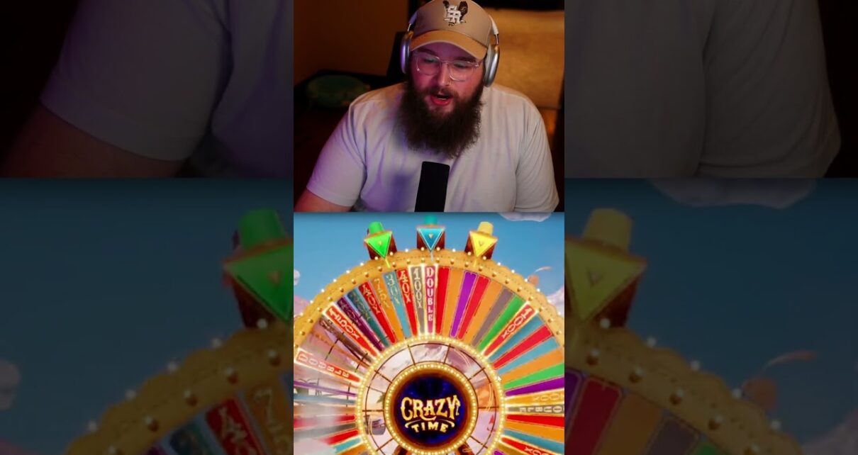 I Hit a 4x Top Slot On The NEW Crazy Time
