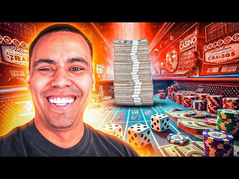 INSANE gambling session at the casino AGAIN! (NOT CLICKBAIT)