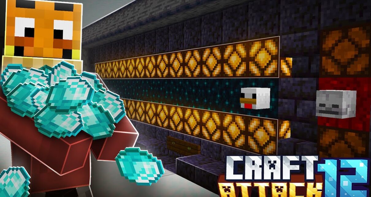 Ich setze ALLE DIAMANTEN in Stegi’s CASINO | Craft Attack 12