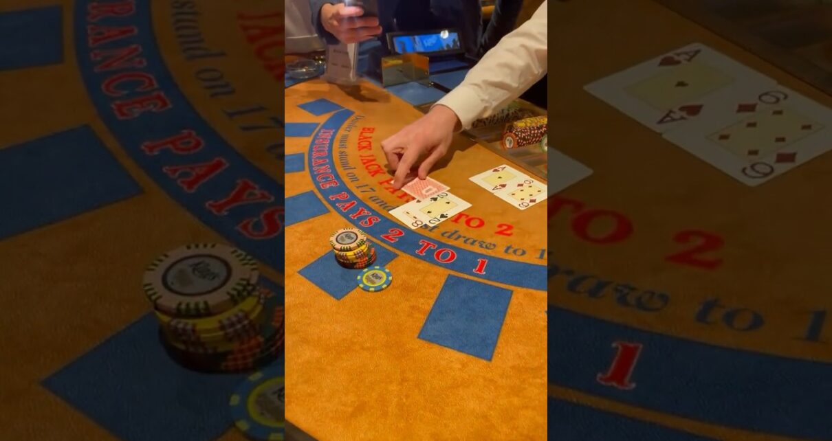 Il risque 50 000€ sur un seul coup de blackjack 🤯