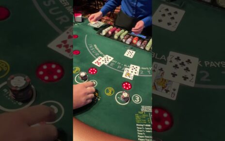 Insane Blackjack Hand #casino #blackjack #gambling