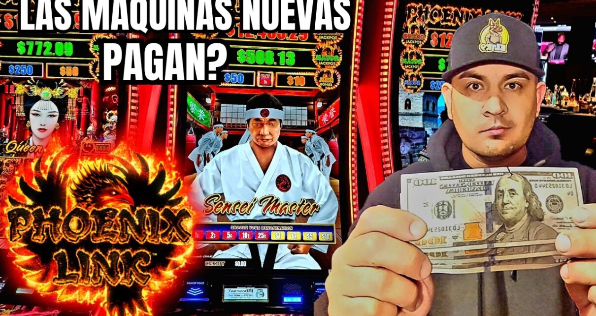 💥 Jugando en el casino la nueva máquina de Phoenix Link con 0