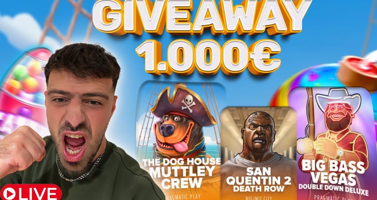 🔴LIVE – BONUS HUNT 2 MILIARDE LA PACANELE | GIVEAWAY 1.000 EURO | MARATON STREAM