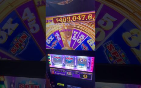 MASSIVE Wheel of Fortune Gold Spin Winner! #slots #casino #gambling #lasvegas #fun