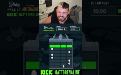 Max win #mattdrenaline  #stake #clips #shorts #gamble #casino #maxwin #money