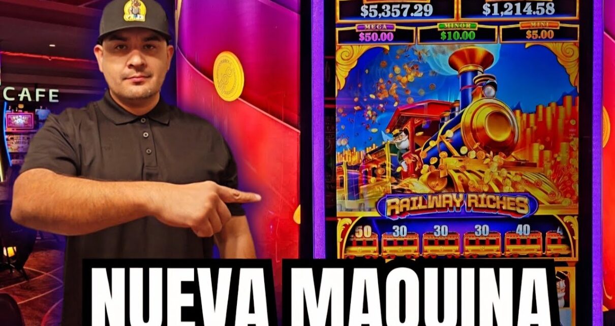 📢 NUEVO JUEGO EN EL CASINO! Railway Riches me llevé un 10x me hizo ganar en GRANDE Dinero