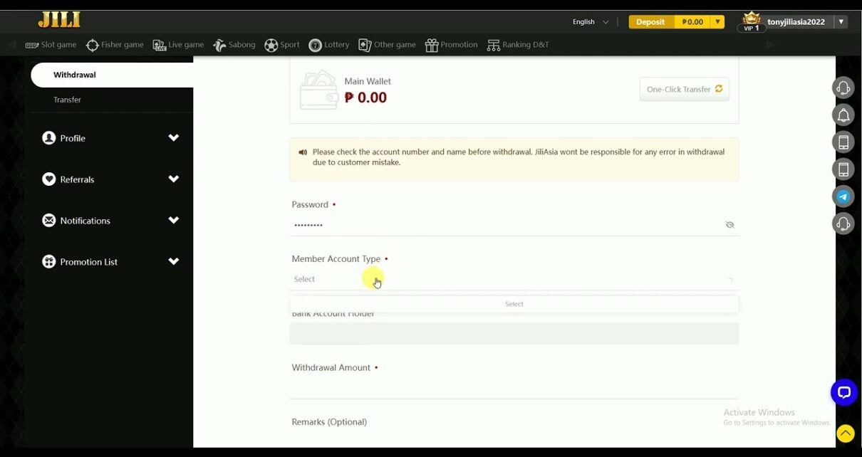 PAANO MAG WITHDRAW SA JILIASIA ONLINE CASINO SOBRANG DALI!!!!!