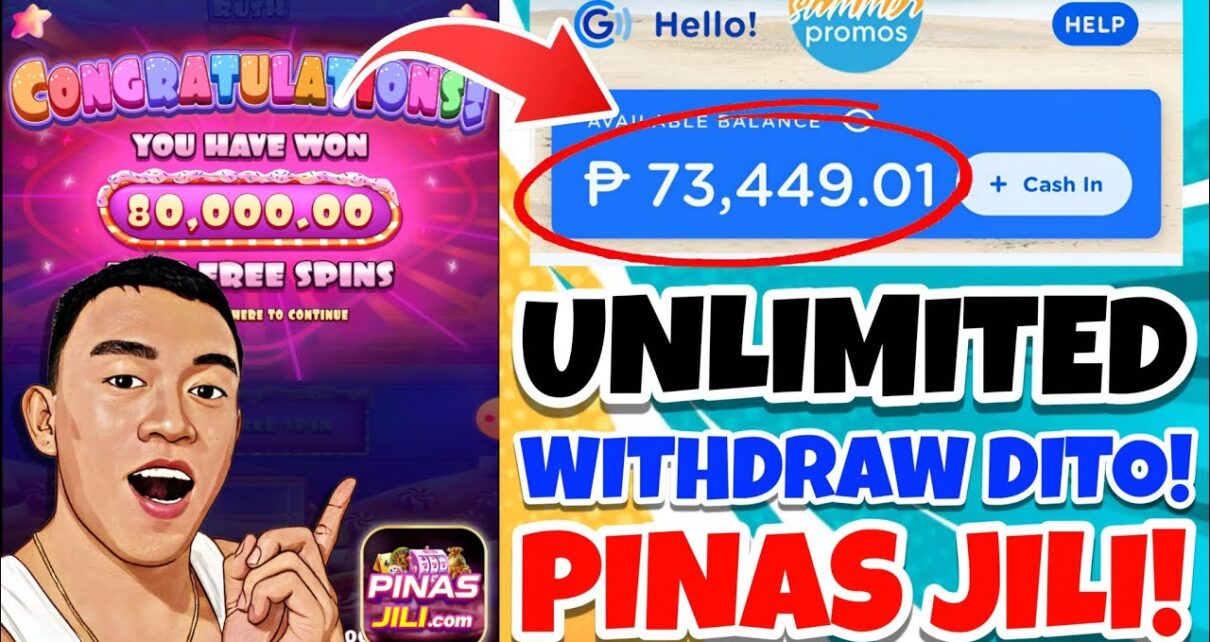 PINAS JILI APP : WIN ₱80K GCASH | BEST ONLINE CASINO 2024 | FREE BONUS!