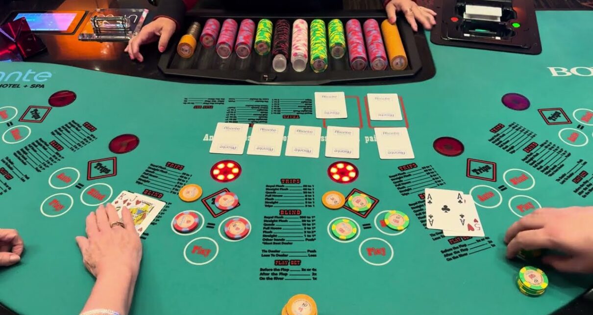PLAYING – Ultimate Texas Hold’Em – THE CASINO TABLE GAME