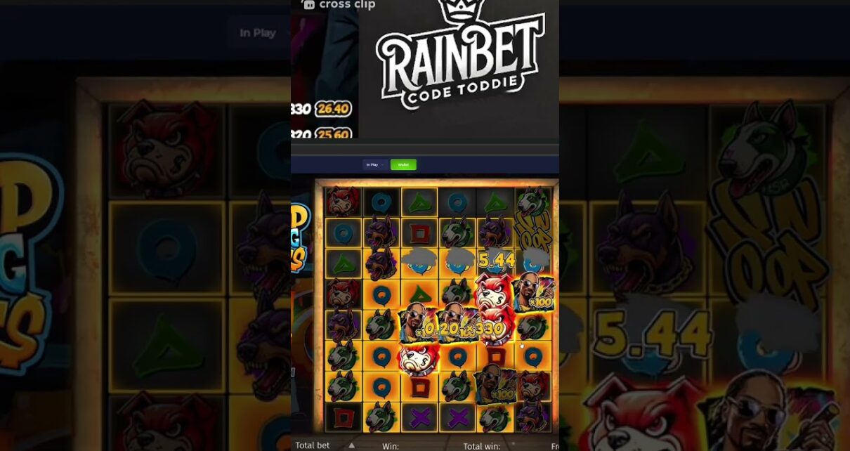 Rainbet.com Maxwin on Snoop #gambling #maxwin #viralshort #viral #casino #win #massive #gg #toddie