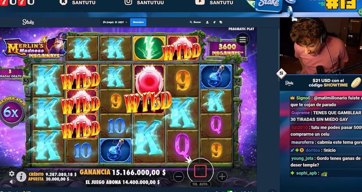 SANTUTU EN CASINO | QUE LOCURA +20MILLONES EN SLOTS ! SHOWTIME!