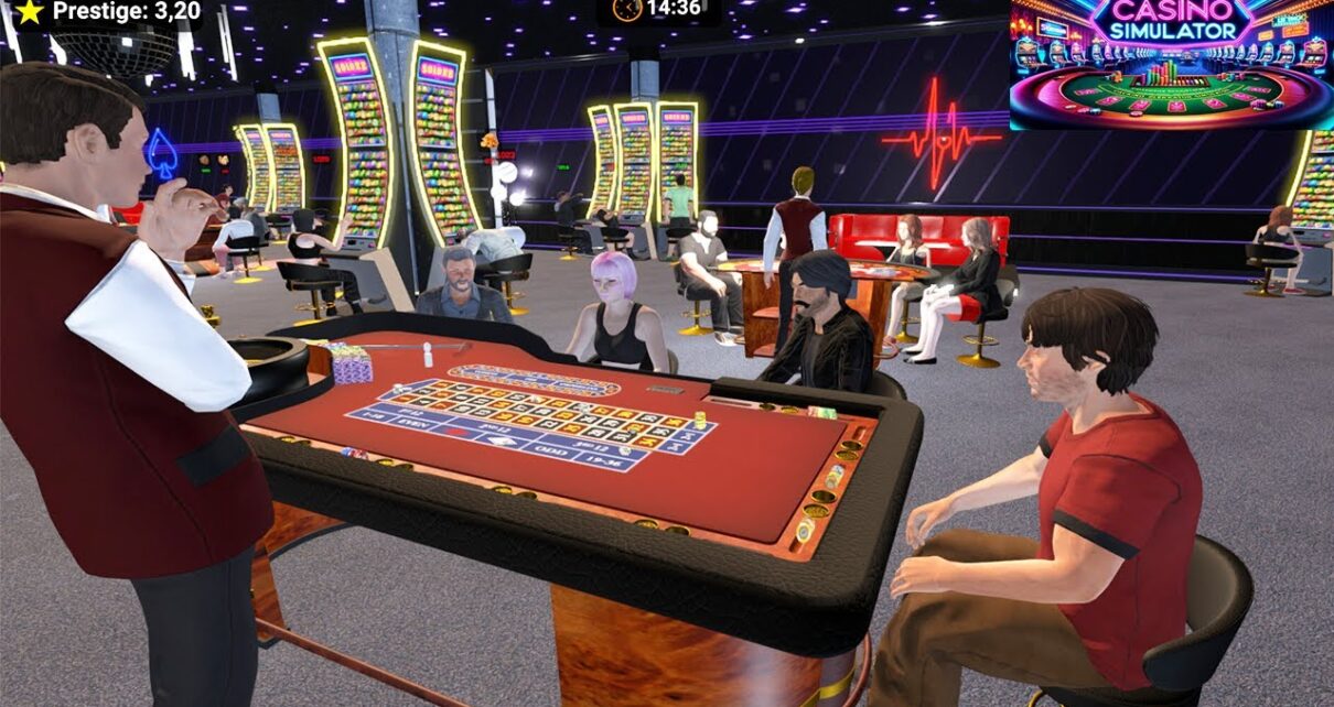 SEKARANG SAATNYA AKU BUKA USAHA CASINO HAHAHAHA! Casino Simulator GAMEPLAY