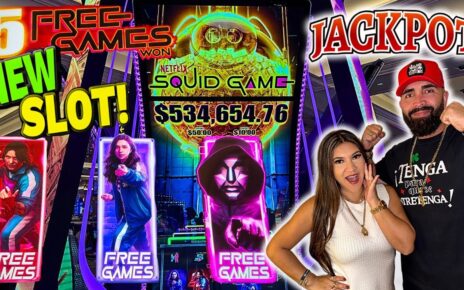 🫣 SOBREVIVI AL NUEVO JUEGO DEL CALAMAR EN LAS VEGAS ! SQUID GAME JACKPOT