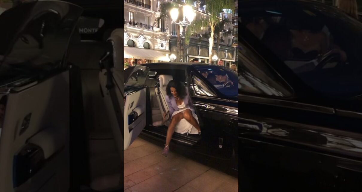 Sexy Madame arriving at the Monte Carlo Casino #billionaire #monaco #luxury #trending #lifestyle#fyp