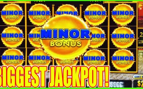 She Hit The BIGGEST JACKPOT Ever on High Limit Happy & Prosperous Dragon Link Slot