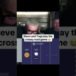 Steve and Togi play the crossy road game #roobet #onlinecasino #777 #cardgames #blackjack #gamble