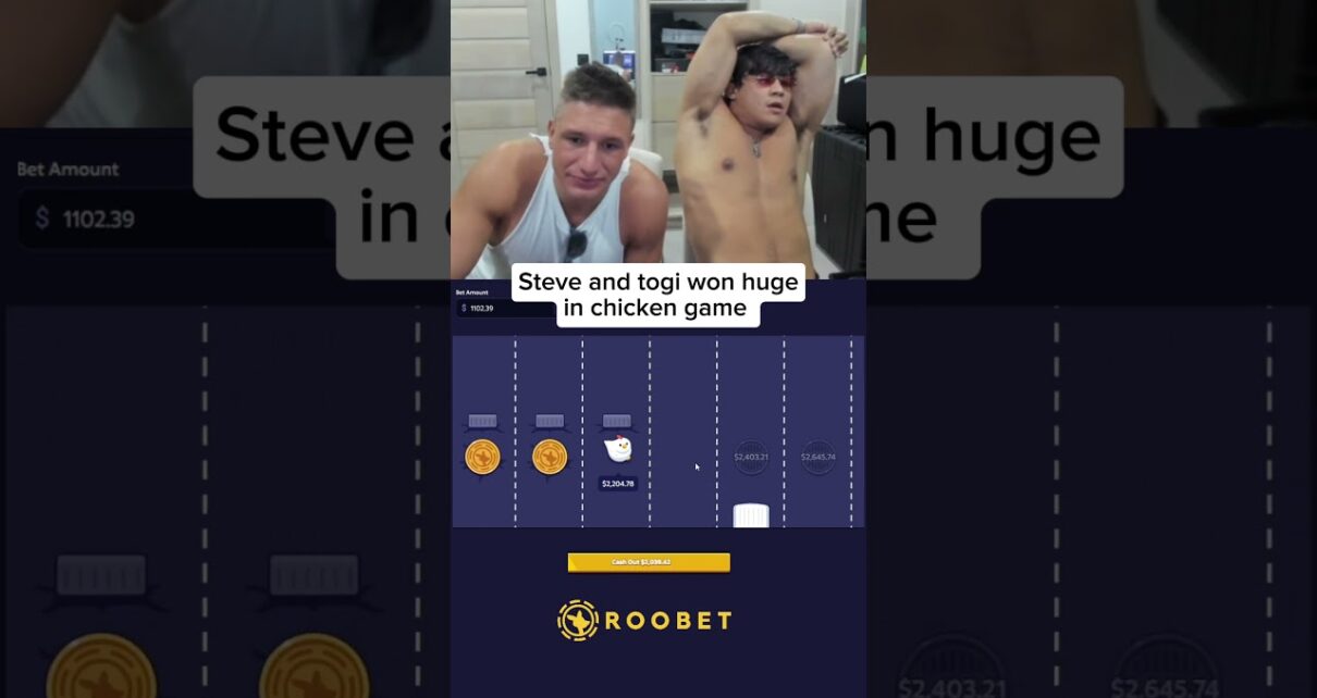 Steve and togi won huge on chicken game!